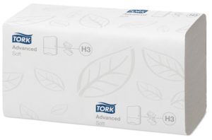 Бумажные полотенца TORK, Z-сложение, 2 слоя, 200 листов