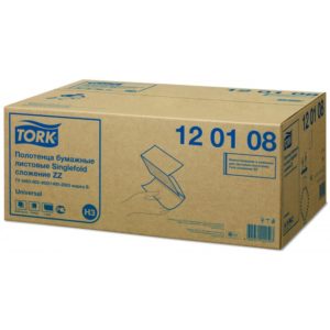 Бумажные полотенца TORK, Z-сложение, 1 слой, 250 листов
