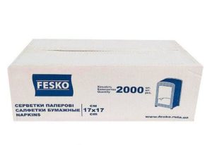 Бумажные салфетки для диспенсеров, белые, 2000 шт.