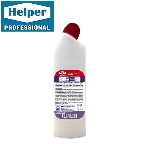 Гель для чистки унитазов Helper Professional, 1 литр