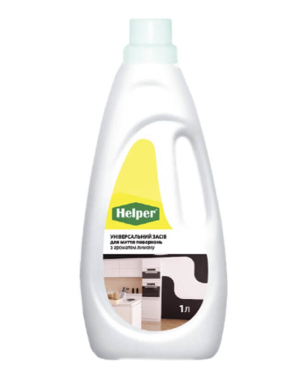 Средство для мытья пола Helper Professional, 1 литр (лимон)